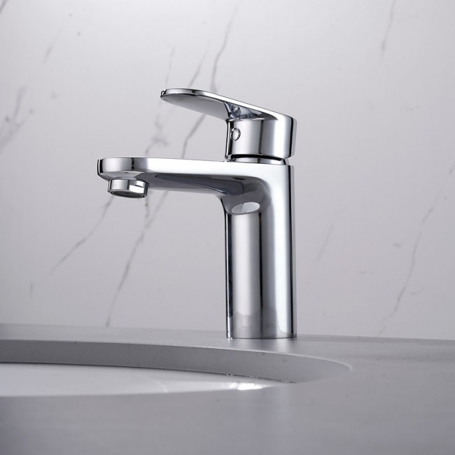 Смеситель для раковины Aquatek Ника 90 без донного клапана, хром AQ1810CR Смеситель для раковины Aquatek Ника 90 без донного клапана, хром AQ1810CR