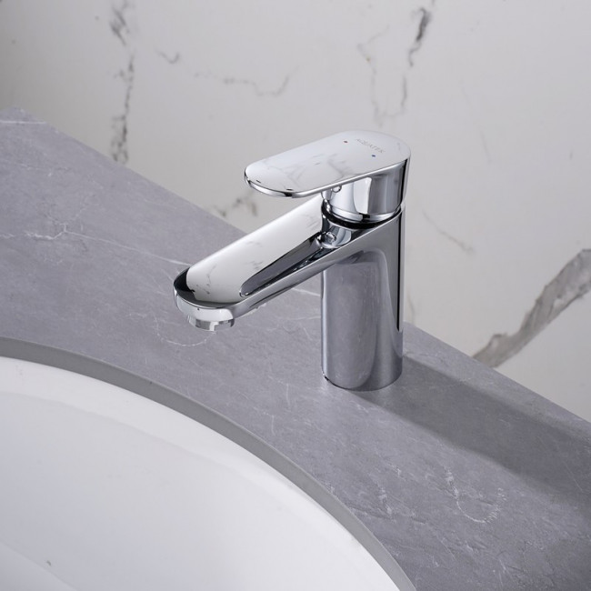Смеситель для раковины Aquatek Ника 90 без донного клапана, хром AQ1810CR Смеситель для раковины Aquatek Ника 90 без донного клапана, хром AQ1810CR