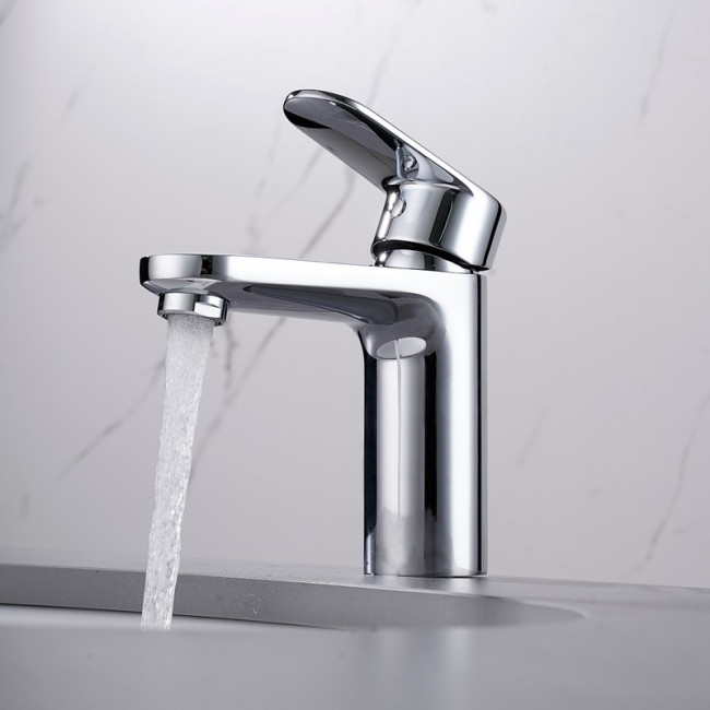 Смеситель для раковины Aquatek Ника 90 без донного клапана, хром AQ1810CR Смеситель для раковины Aquatek Ника 90 без донного клапана, хром AQ1810CR