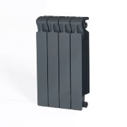 Биметаллический радиатор Rifar Monolit 500, 4 секции, 3/4" Титан Биметаллический радиатор Rifar Monolit 500, 4 секции, 3/4" Титан