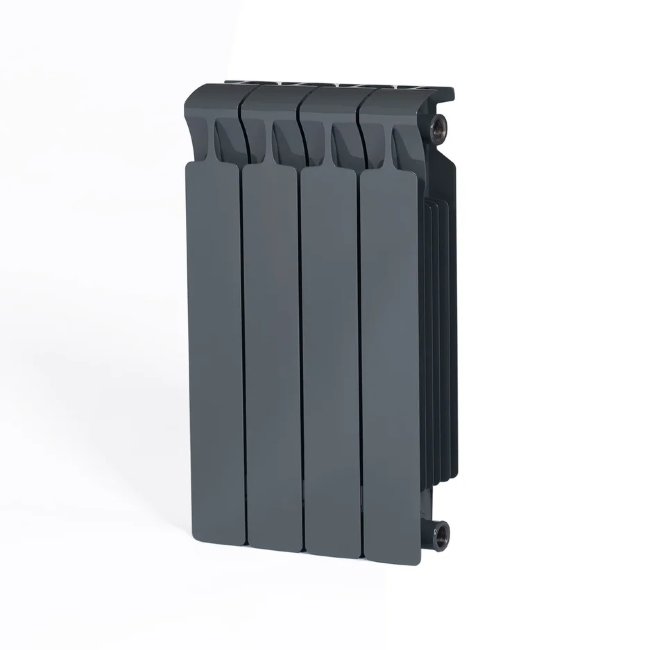 Биметаллический радиатор Rifar Monolit 500, 4 секции, 3/4" Титан