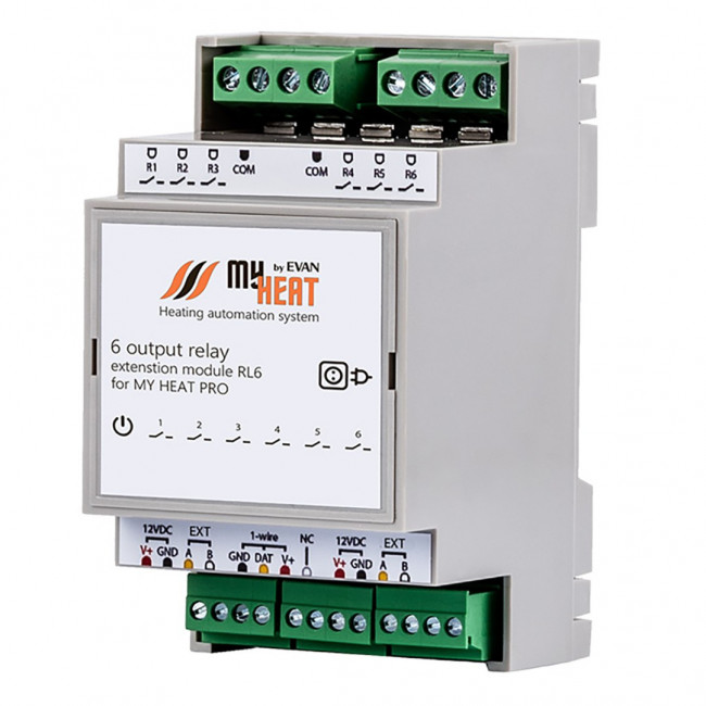 Блок расширения MyHeat релейный RL6