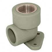 Колено комбинированное настенное GF+Hakan PPR ВР 20х3/4", серое Колено комбинированное настенное GF+Hakan PPR ВР 20х3/4", серое