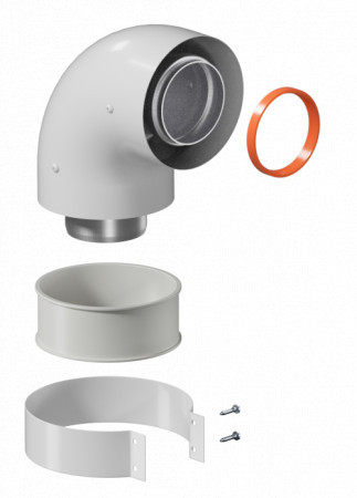 Отвод 90° Immergas п/м DN 60/100 мм