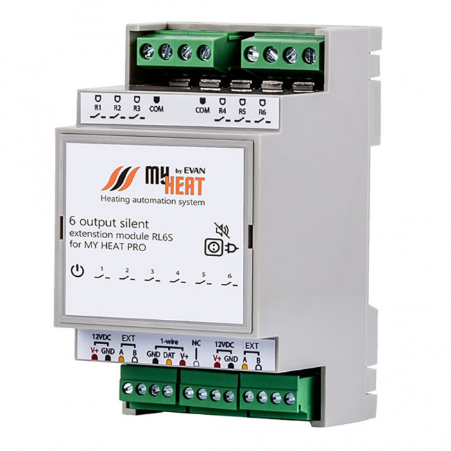 Симисторный блок расширения MyHeat RL6S Симисторный блок расширения MyHeat RL6S