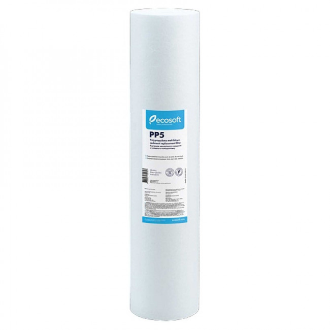 Картридж механической очистки Ecosoft 4,5"х20" 5 мкм из вспененного полипропилена CPV45205ECOEXP