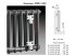 Радиатор трубчатый стальной Zehnder Charleston Retrofit 2180, 06 сек.1/2 бок.подк. RAL9005 (кроншт.в компл.)