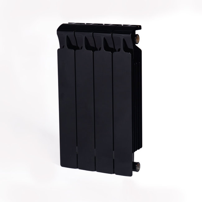 Биметаллический радиатор Rifar Monolit 500, 4 секции, 3/4" Антрацит