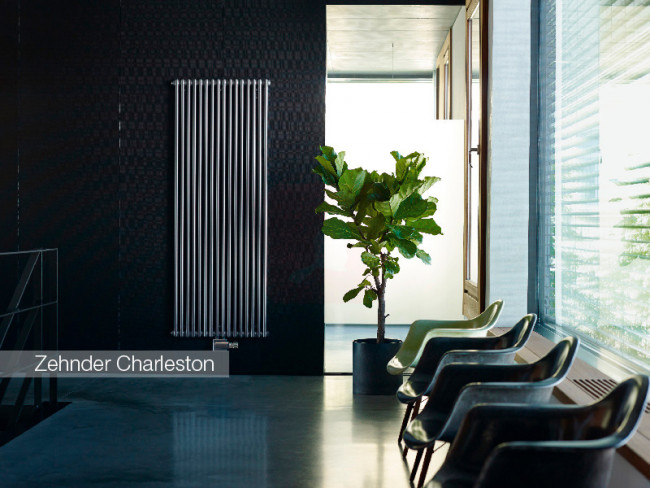 Радиатор трубчатый стальной Zehnder Charleston Retrofit 2180, 14 сек.1/2 ниж.подк. RAL9005 (кроншт.в компл.) Радиатор трубчатый стальной Zehnder Charleston Retrofit 2180, 14 сек.1/2 ниж.подк. RAL9005 (кроншт.в компл.)
