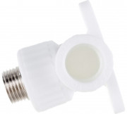 Угольник для смесителя Valfex PPR НР 20х1/2", белое Угольник для смесителя Valfex PPR НР 20х1/2", белое