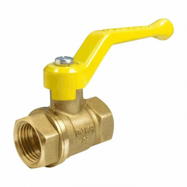 Кран шаровой латунный для газа Valfex ДУ25(1") ВР/ВР, Г-Г, рычаг (желтый) VF.271.LR3.100 Кран шаровой латунный для газа Valfex ДУ25(1") ВР/ВР, Г-Г, рычаг (желтый) VF.271.LR3.100