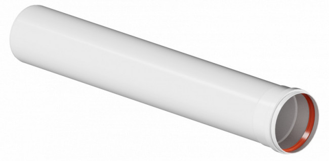 Прямой участок дымохода Immergas DN 80 мм, 0,5 м