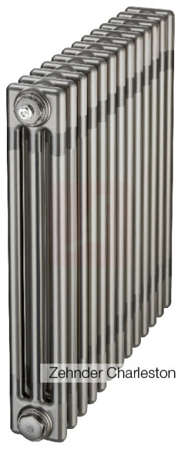Радиатор трубчатый стальной Zehnder Charleston Retrofit 3057, 12 сек.1/2 бок.подк. 0325 TL (кроншт.в компл.)