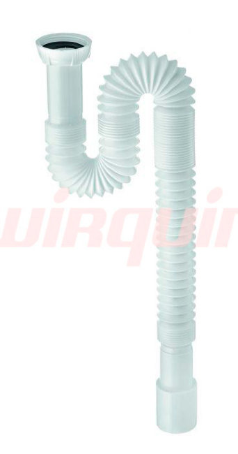Сифон для раковины гофрированный Wirquin 1 1/4”х32/40 мм, без выпуска L = 800 мм Сифон для раковины гофрированный Wirquin 1 1/4”х32/40 мм, без выпуска L = 800 мм