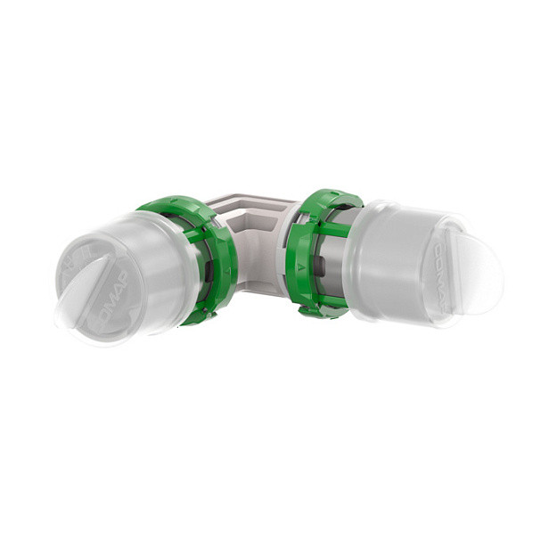 Пресс-угольник соединительный Comap SkinPress 16х16 P090 PPSU 9090W16