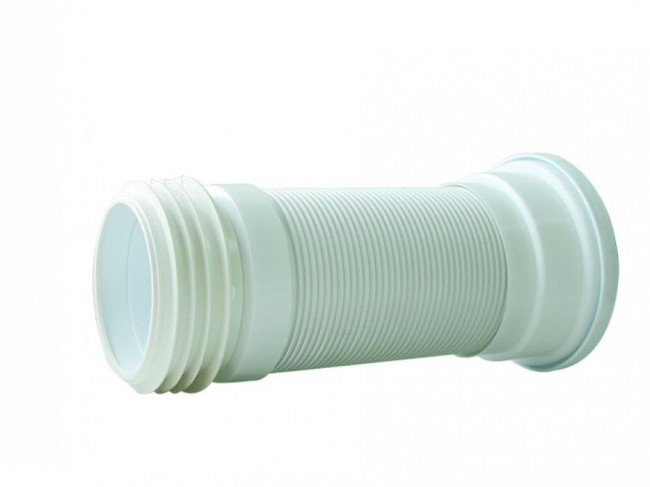 Труба для унитаза гофрированная VIRPlast D110 мм, L200-350 мм, армированная Труба для унитаза гофрированная VIRPlast D110 мм, L200-350 мм, армированная