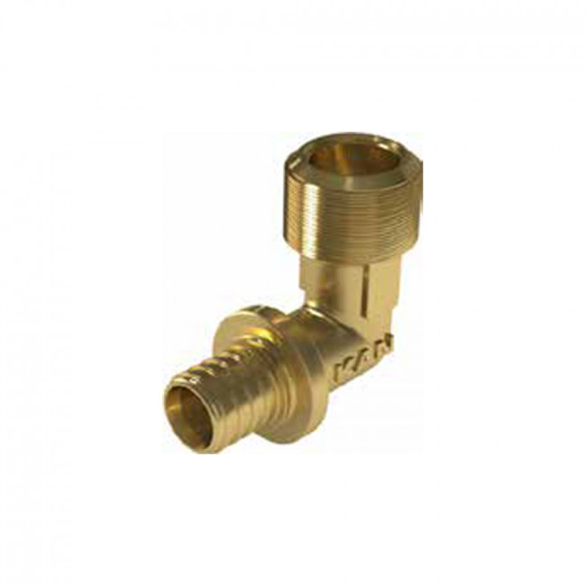 Угольник 90° KAN-therm UltraLine 16х2,2/1/2" НР латунь, аксиальный 2509070001 Угольник 90° KAN-therm UltraLine 16х2,2/1/2" НР латунь, аксиальный 2509070001
