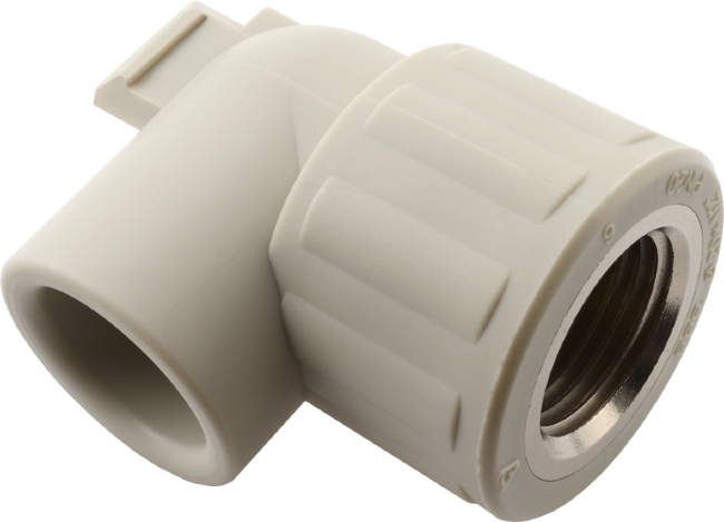 Колено комбинированное FV-Plast PPR ВР 20х1/2", UNI, серое Колено комбинированное FV-Plast PPR ВР 20х1/2", UNI, серое