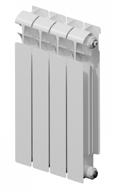 Биметаллический радиатор Rifar EcoBuild 500-3 секций, белый