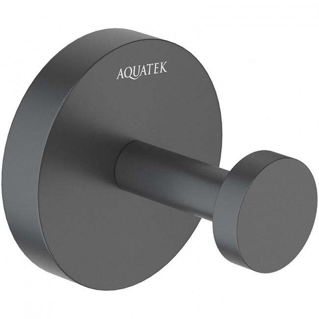 Крючок Aquatek Бетта матовый черный AQ4601MB Крючок Aquatek Бетта матовый черный AQ4601MB
