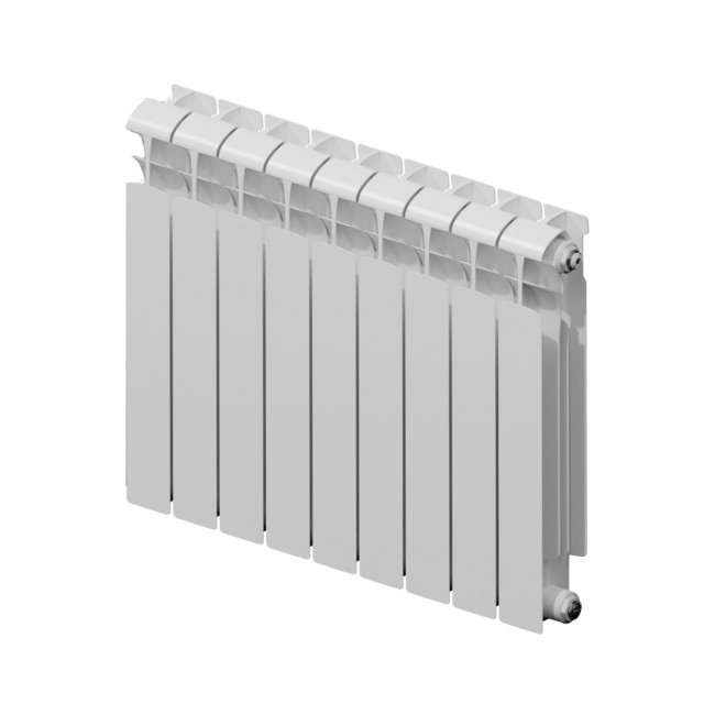 Биметаллический радиатор Rifar EcoBuild 300-9 секций, белый