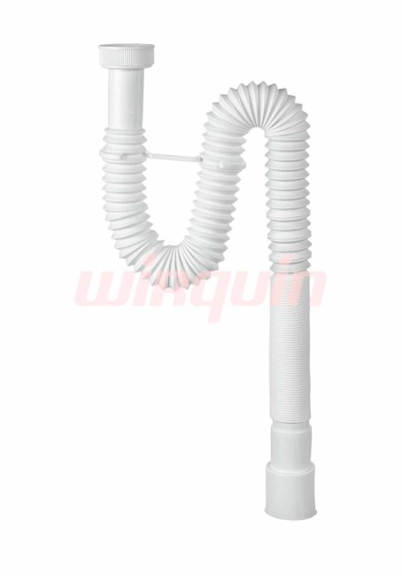 Сифон для раковины гофрированный VIRPlast "МИНИ Элит" 1 1/4"х40/50 без выпуска удлинённый L1200 мм, с хомутом жёсткости Сифон для раковины гофрированный VIRPlast "МИНИ Элит" 1 1/4"х40/50 без выпуска удлинённый L1200 мм, с хомутом жёсткости