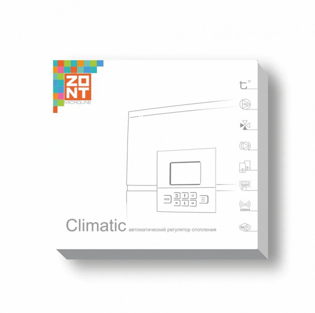 Регулятор автоматический ZONT Climatic 1.2 Регулятор автоматический ZONT Climatic 1.2