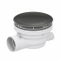 Сифон для душевых поддонов RGW Velplex QYD-01 D90 мм с гидрозатвором, графит 39241101-02