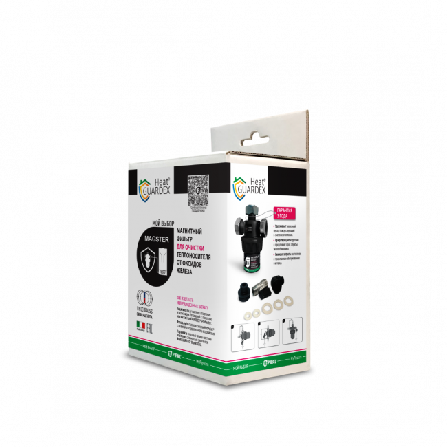 Фильтр магнитный для обезжелезивания воды, 500 г Pipal HeatGUARDEX® MAGSTER Фильтр магнитный для обезжелезивания воды, 500 г Pipal HeatGUARDEX® MAGSTER