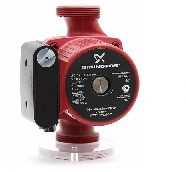 Насос циркуляционный Grundfos UPS 32-80 180 Серия 100 Насос циркуляционный Grundfos UPS 32-80 180 Серия 100