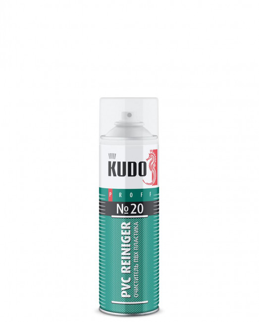 Очиститель пластика ПВХ аэрозольный №20 Kudo HOME PROFF PVC REINIGER Очиститель пластика ПВХ аэрозольный №20 Kudo HOME PROFF PVC REINIGER