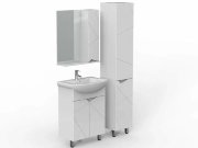 Тумба с раковиной Sanstar Каскад 60, без ящиков, белая, Уют 60 Тумба с раковиной Sanstar Каскад 60, без ящиков, белая, Уют 60