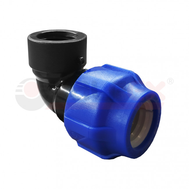 Отвод компрессионный ПНД ВР 20х1/2" Отвод компрессионный ПНД ВР 20х1/2"