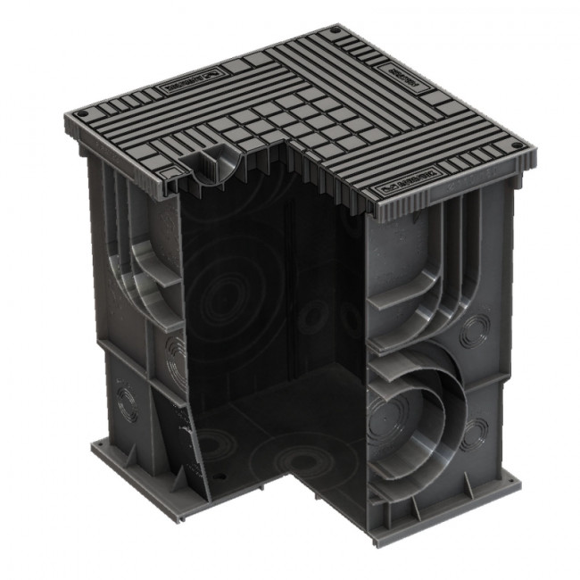 Колодец коммуникационный Aquastok Master 350*350*420 с крышкой В125 (4355) Колодец коммуникационный Aquastok Master 350*350*420 с крышкой В125 (4355)