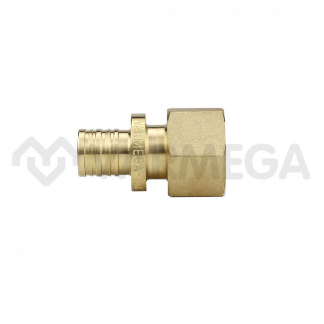 Муфта переходная (штуцер) Varmega Slide-fit с ВР 16х3/4", латунь, аксиальная VM51312 Муфта переходная (штуцер) Varmega Slide-fit с ВР 16х3/4", латунь, аксиальная VM51312