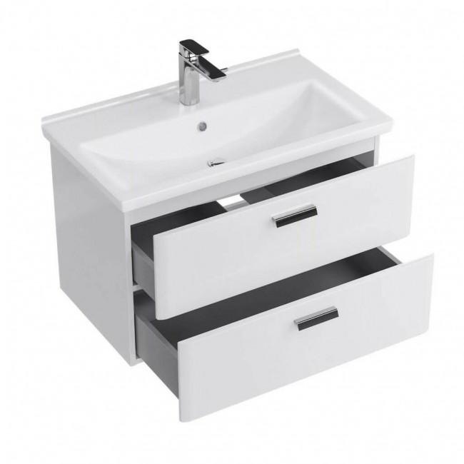 Тумба с раковиной Sanstar Gretta 80, подвесная, Миранда-80 Тумба с раковиной Sanstar Gretta 80, подвесная, Миранда-80