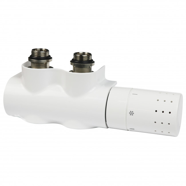 Узел для подключения полотенцесушителя Comap FlexoDesign 50 мм, белый L234006001 Узел для подключения полотенцесушителя Comap FlexoDesign 50 мм, белый L234006001