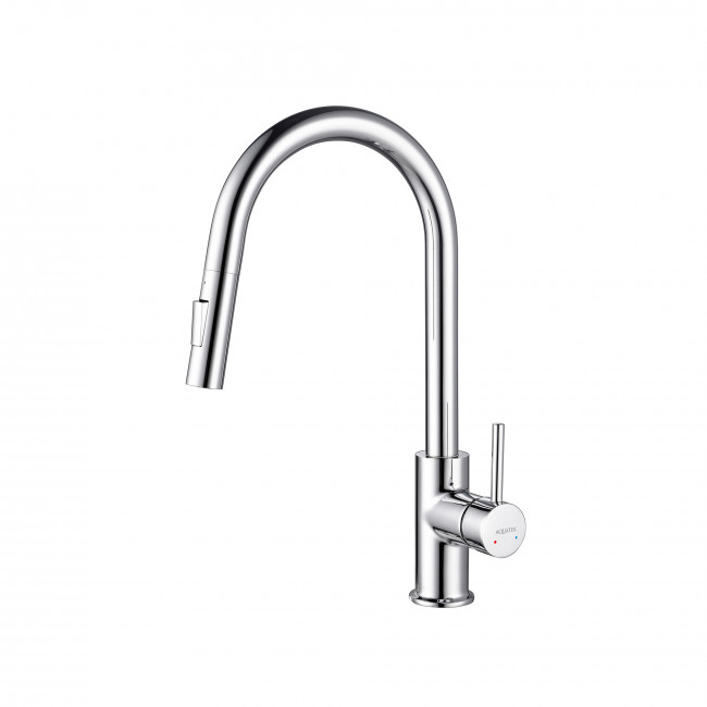 Смеситель для кухни Aquatek Европа с вытяжным изливом 2 jet, хром AQ1384CR Смеситель для кухни Aquatek Европа с вытяжным изливом 2 jet, хром AQ1384CR