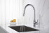 Смеситель для кухни Aquatek Европа с вытяжным изливом 2 jet, хром AQ1384CR