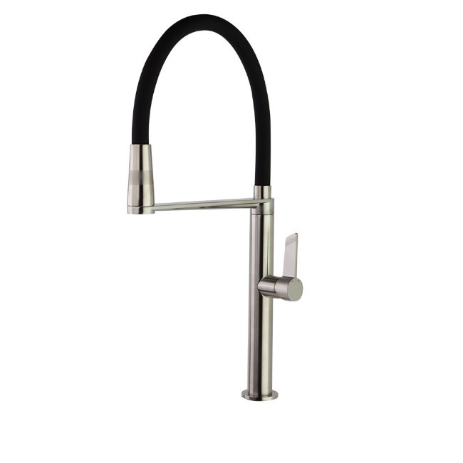 Смеситель для кухни Ramon Soler с магнитным держателем и гибким изливом Kitchen Magnet 388801MCNC никель Смеситель для кухни Ramon Soler с магнитным держателем и гибким изливом Kitchen Magnet 388801MCNC никель