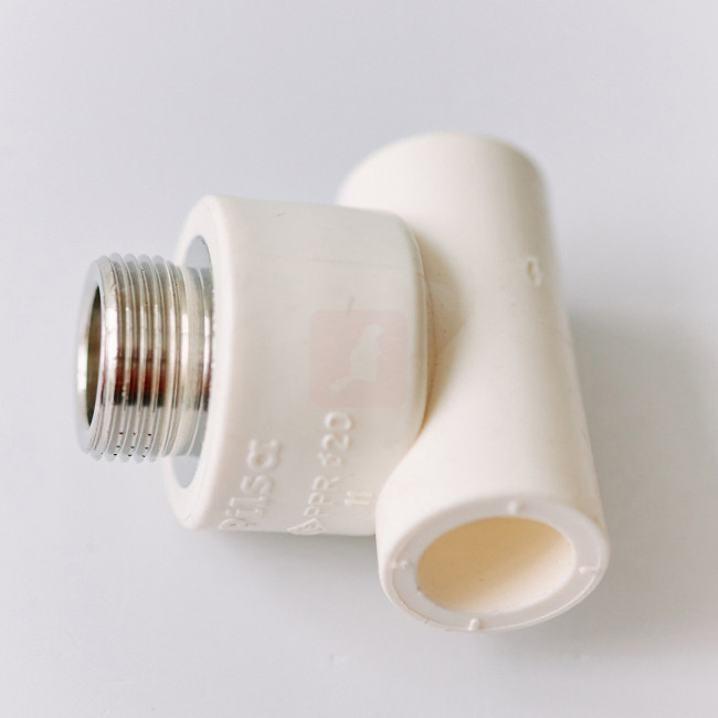 Тройник Pilsa PPR НР 20х3/4", белый Тройник Pilsa PPR НР 20х3/4", белый