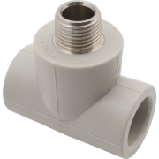 Тройник FV-Plast PPR НР 20х1/2", серый