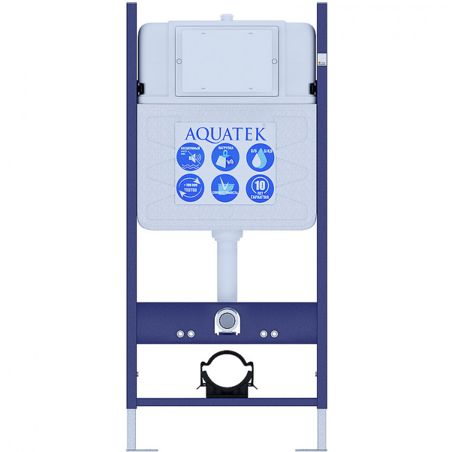 Комплект подвесного унитаза Aquatek Либра New AQ1148N-00 и инсталляции Aquatek Standard 50 INS-0000014 с звукоизол. прокладкой, (без клавиши и крепежа) Комплект подвесного унитаза Aquatek Либра New AQ1148N-00 и инсталляции Aquatek Standard 50 INS-0000014 с звукоизол. прокладкой, (без клавиши и крепежа)