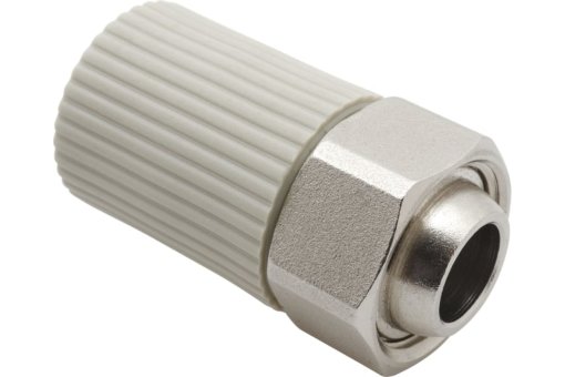 Муфта FV-Plast PPR с накидной гайкой 20х3/4" евроконус, серый Муфта FV-Plast PPR с накидной гайкой 20х3/4" евроконус, серый