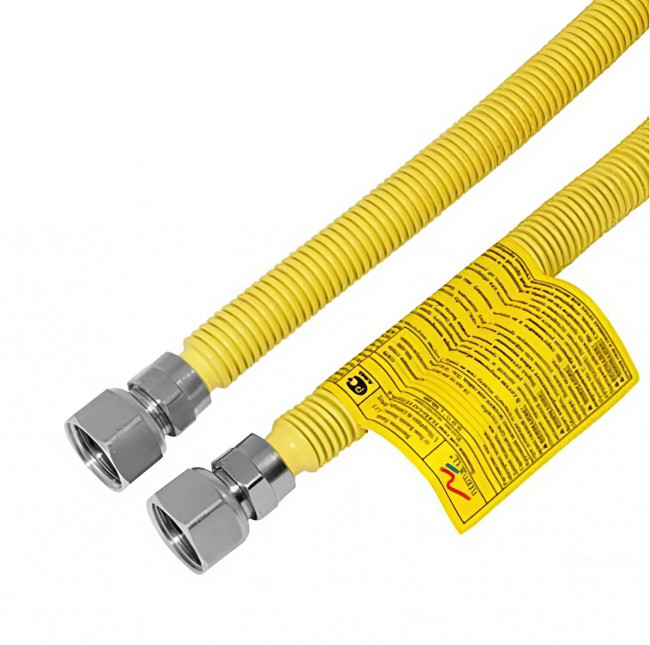 Подводка гибкая для газа Flexitub Extensible сильфонная 1/2"50-100см гайка-гайка, растягивающаяся 15-Н12Н12-50*100 Подводка гибкая для газа Flexitub Extensible сильфонная 1/2"50-100см гайка-гайка, растягивающаяся 15-Н12Н12-50*100