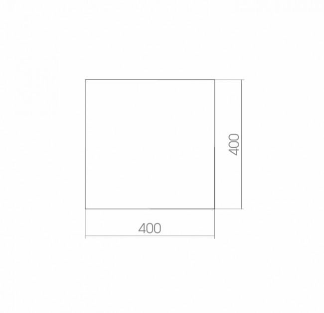 Зеркало Mixline квадрат 400*400 б/полки Зеркало Mixline квадрат 400*400 б/полки