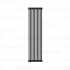 Радиатор трубчатый стальной Rifar Tubog Ventil 2180 DV1, 10 сек.3/4 ниж.подк. Черный янтарь, матовый, (кроншт.в компл.)
