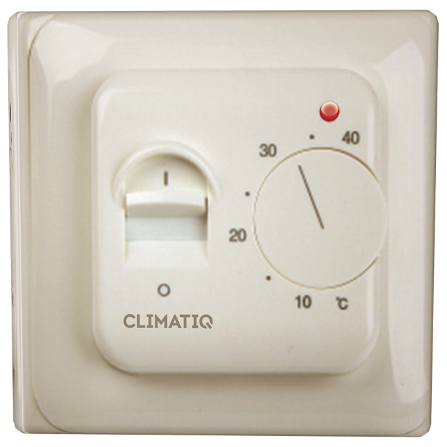 Терморегулятор CLIMATIQ BT с механическим управлением, слоновая кость