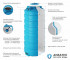 Бак для воды Aquatek ATV-500 BW PREMIUM (сине-белый)