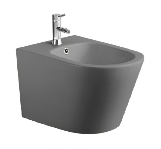Биде подвесное Aquatek Вега 530*360*330, крепеж, цвет серый матовый AQ1057-MG Биде подвесное Aquatek Вега 530*360*330, крепеж, цвет серый матовый AQ1057-MG